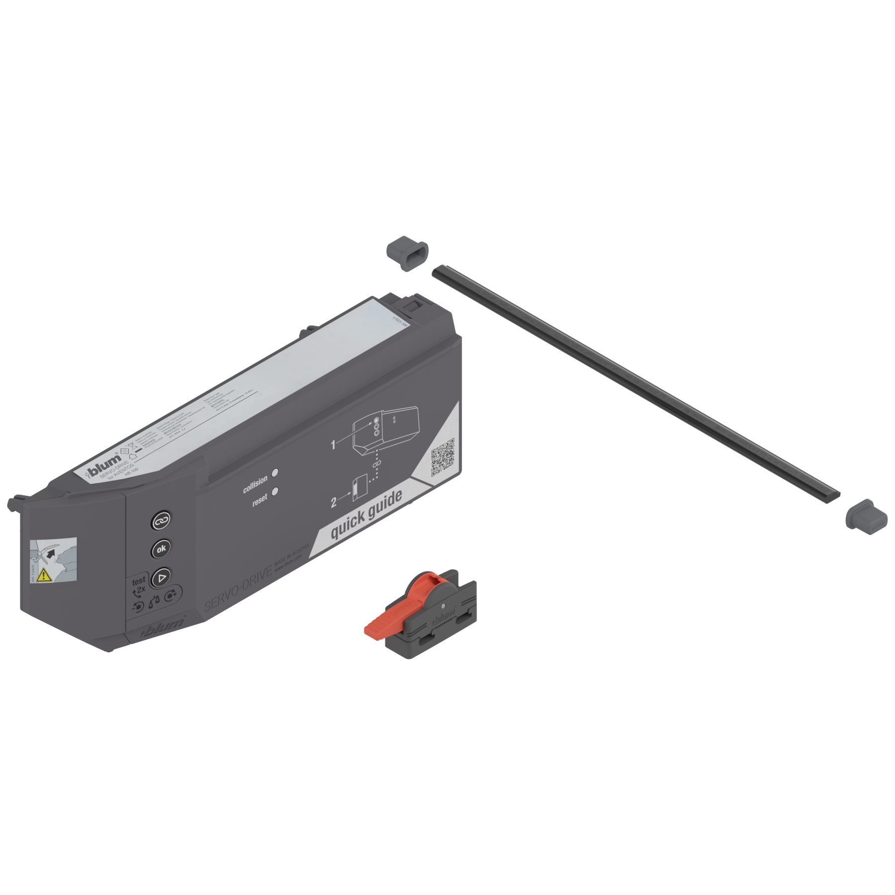 SERVO-DRIVE for Aventos Drive Unit, Aventos HK Top Stay Lift, Deep Gray