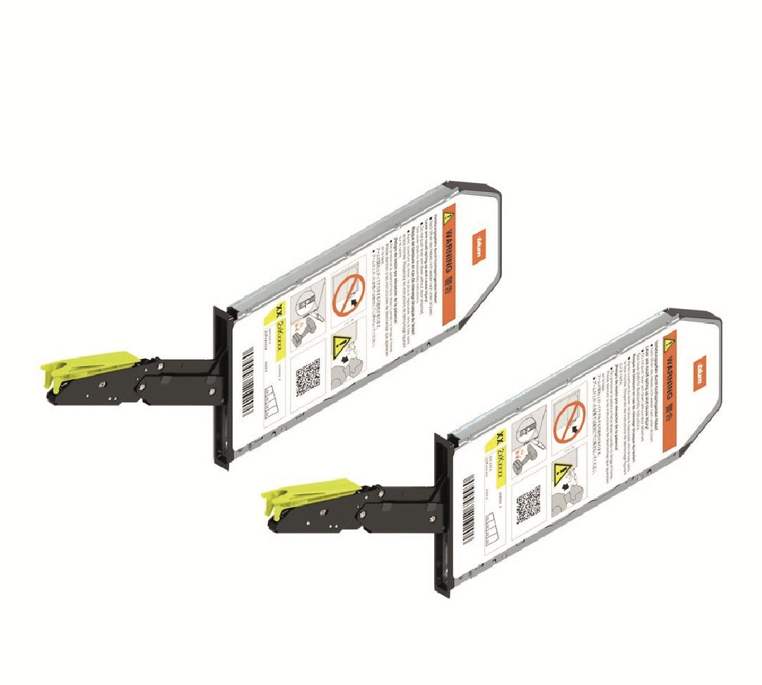 Aventos HKI, Lift Mechanism (Set), PF=2600-7800 (With 2 Pieces), For TIP-ON, Onyx Black
