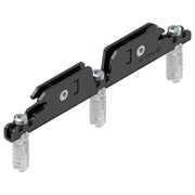 Aventos HKI, Front Fixing Bracket for Wood Fronts, EXPANDO, Onyx Black