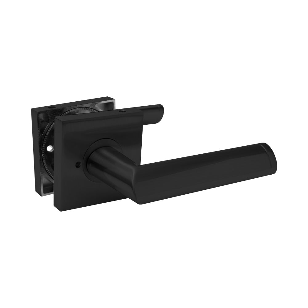 Door Lever Catania Privacy Black Matte