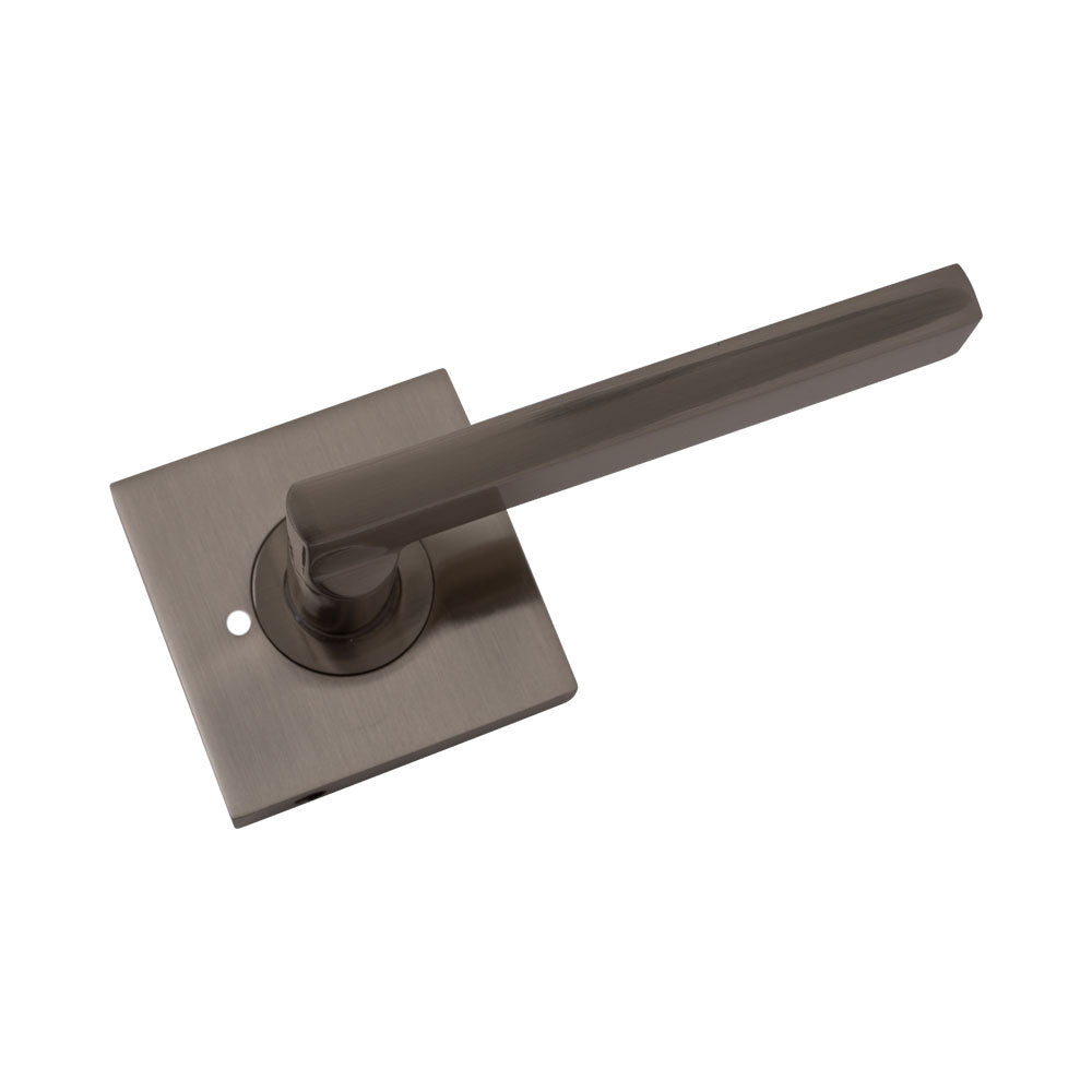 Door Lever Livorno Passage Satin Nickel