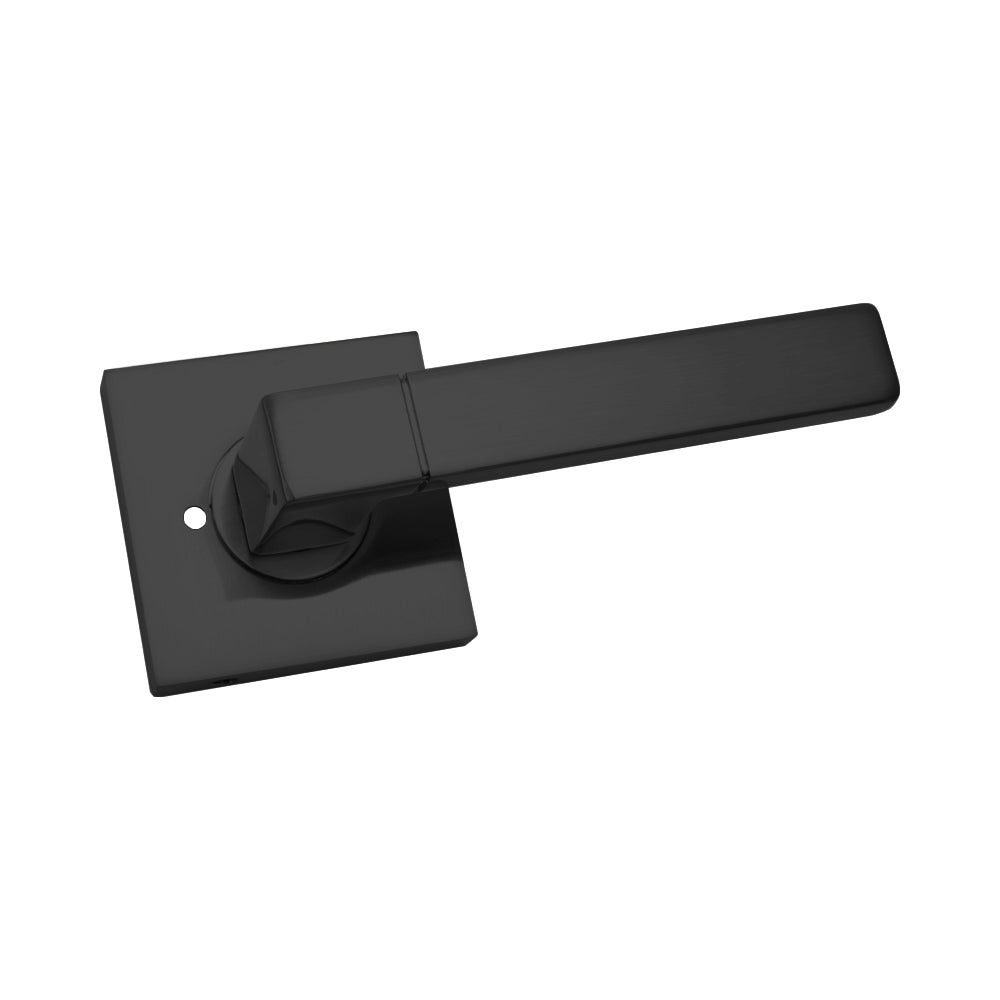 Door Lever Milano Privacy Black Matte