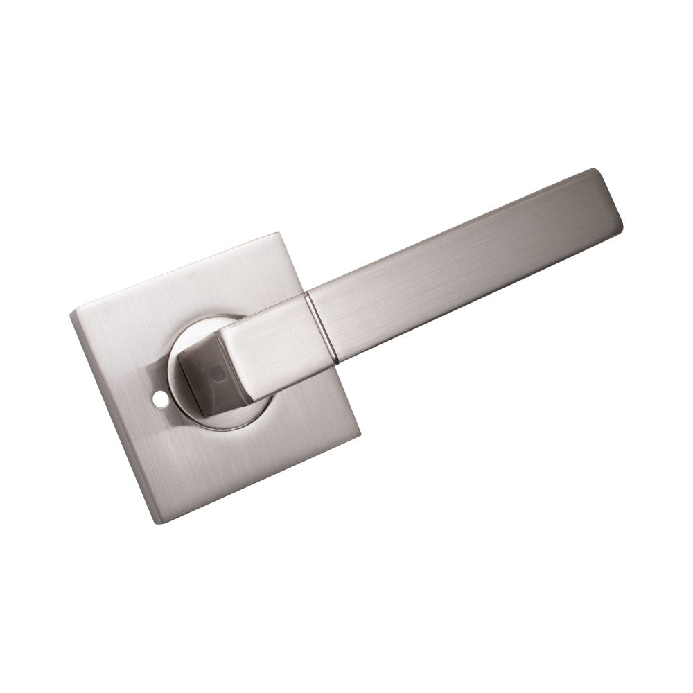 Door Lever Milano Passage Satin Nickel