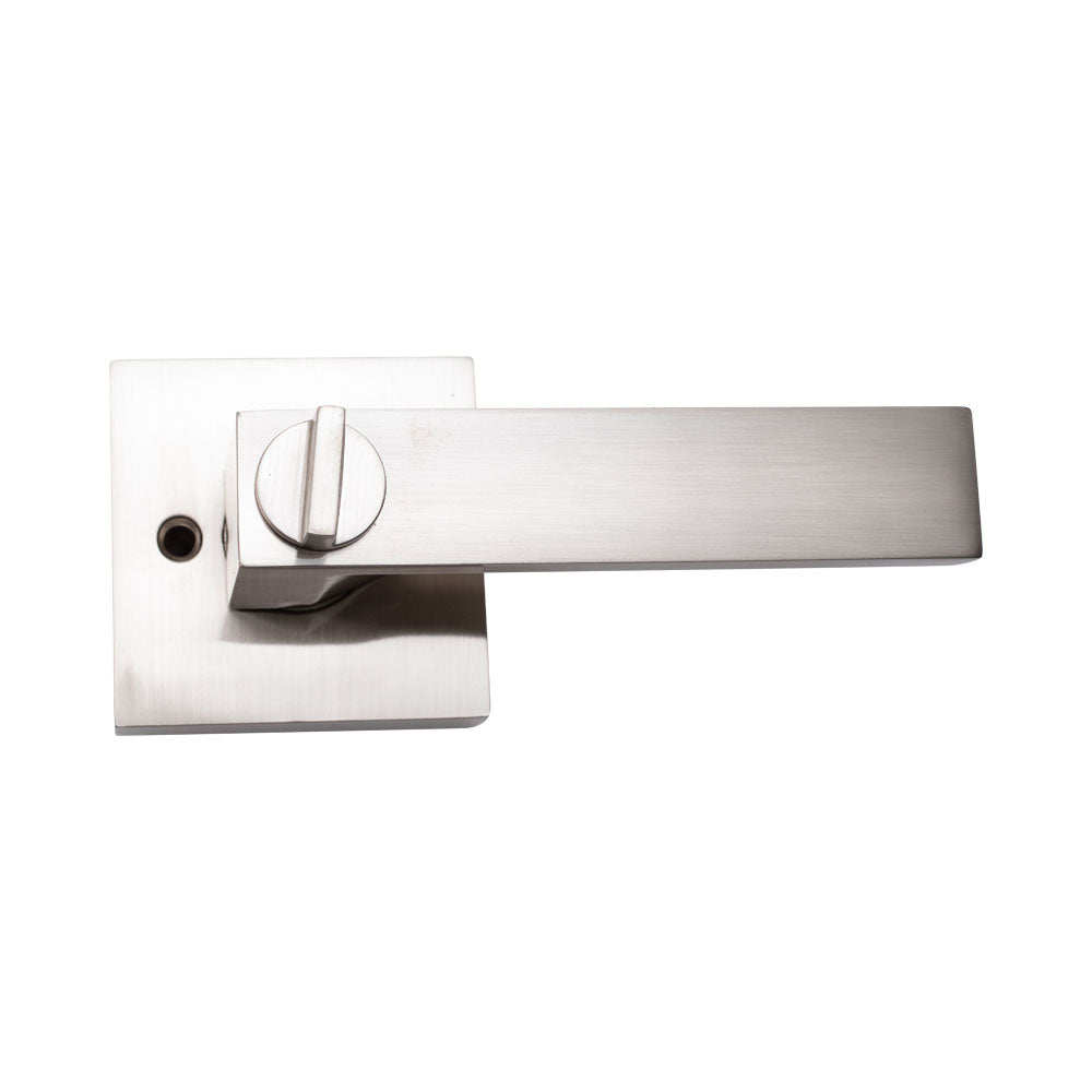 Door Lever Modica Privacy Satin Nickel