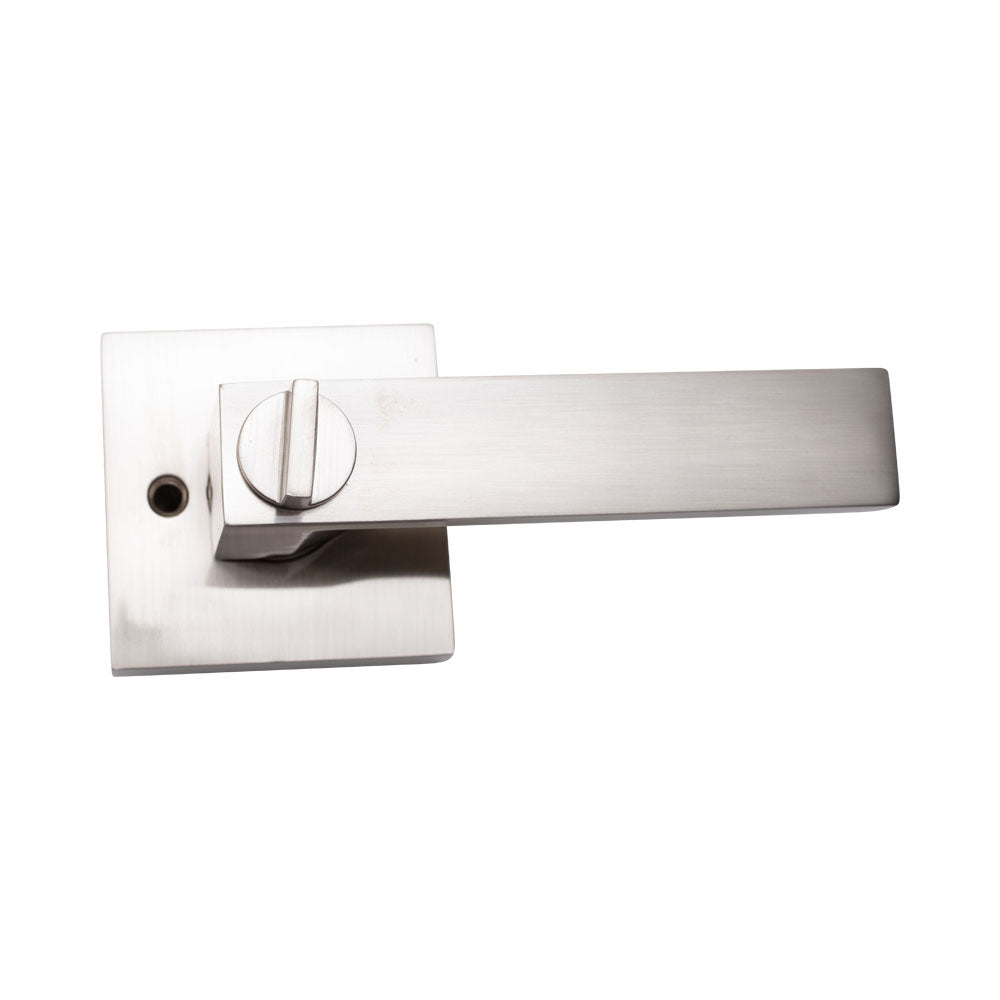 Door Lever Modica Privacy Satin Nickel