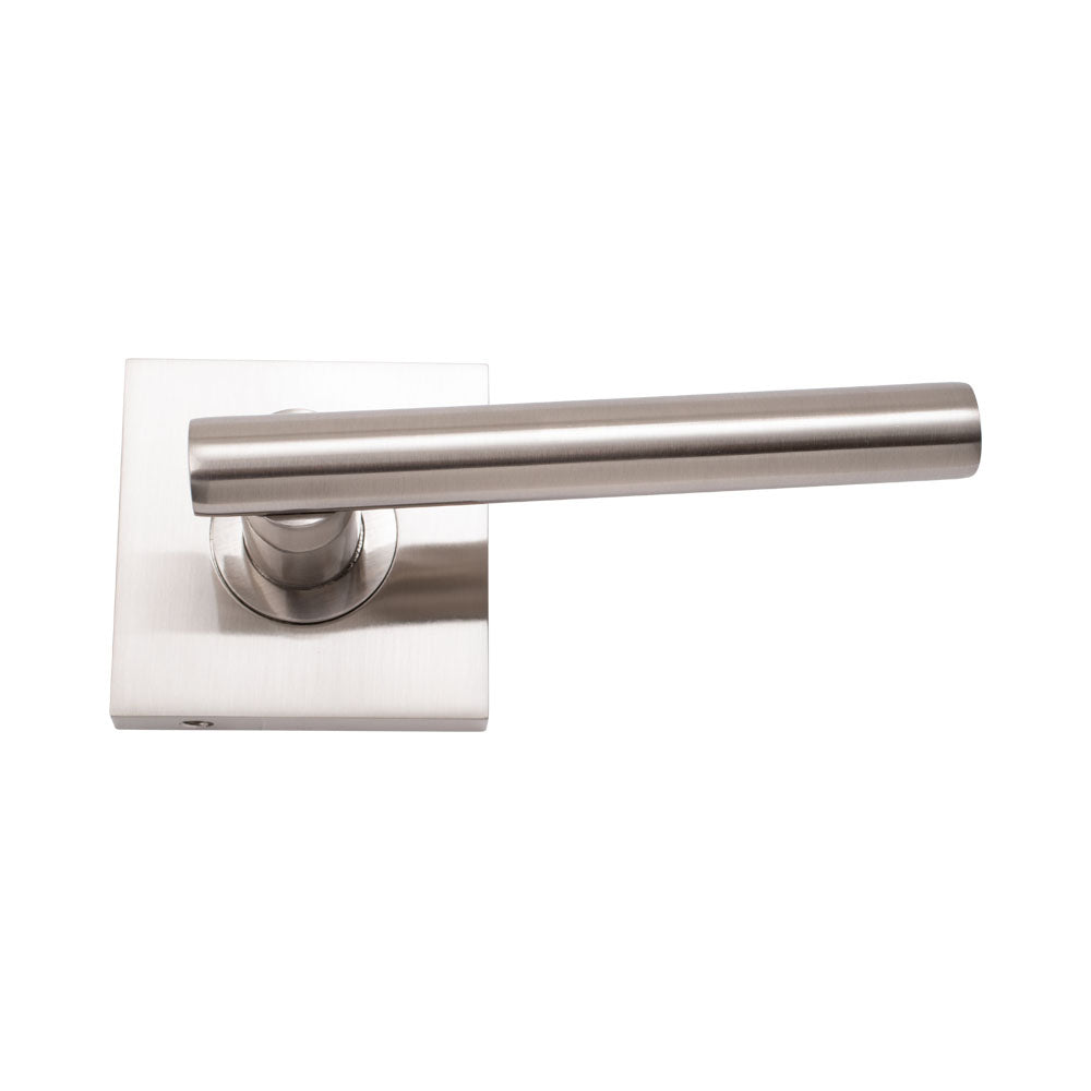 Door Lever Sienna Passage Satin Nickel