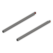 MERIVOBOX longside gallery rail, NL=500 mm, right+left