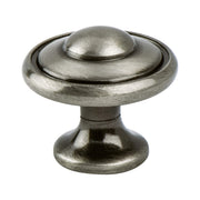 KNOB 1-3/16" BRUSHED BLACK NICKEL 50/BOX