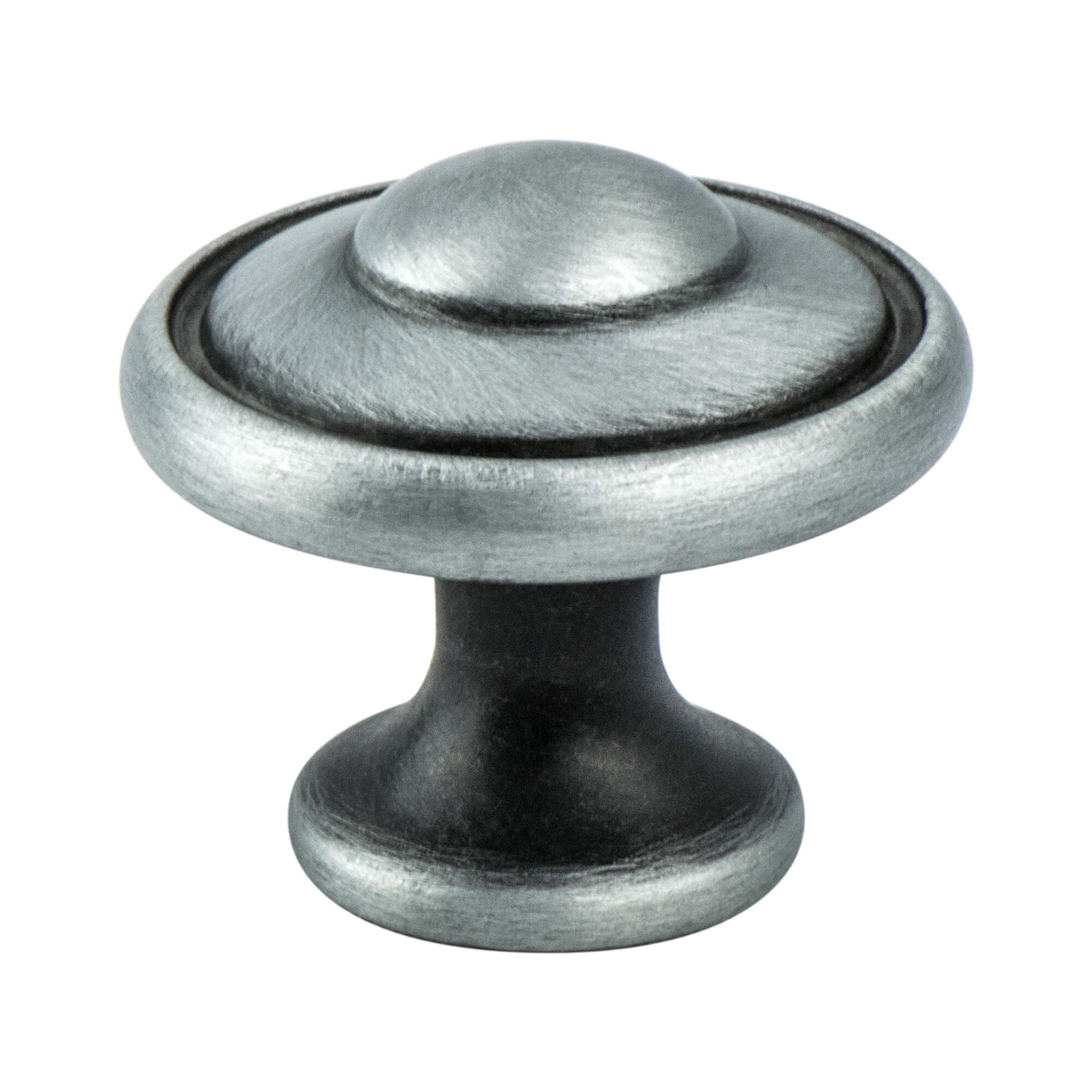 KNOB 1-3/16" BRUSHED ANT PEWTER 50/BOX