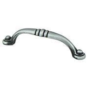 PULL 96MM BRUSHED ANTIQUE PEWTER 25/BOX