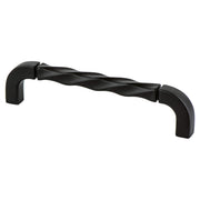 PULL 128MM TWISTED SATIN BLACK 25/BOX