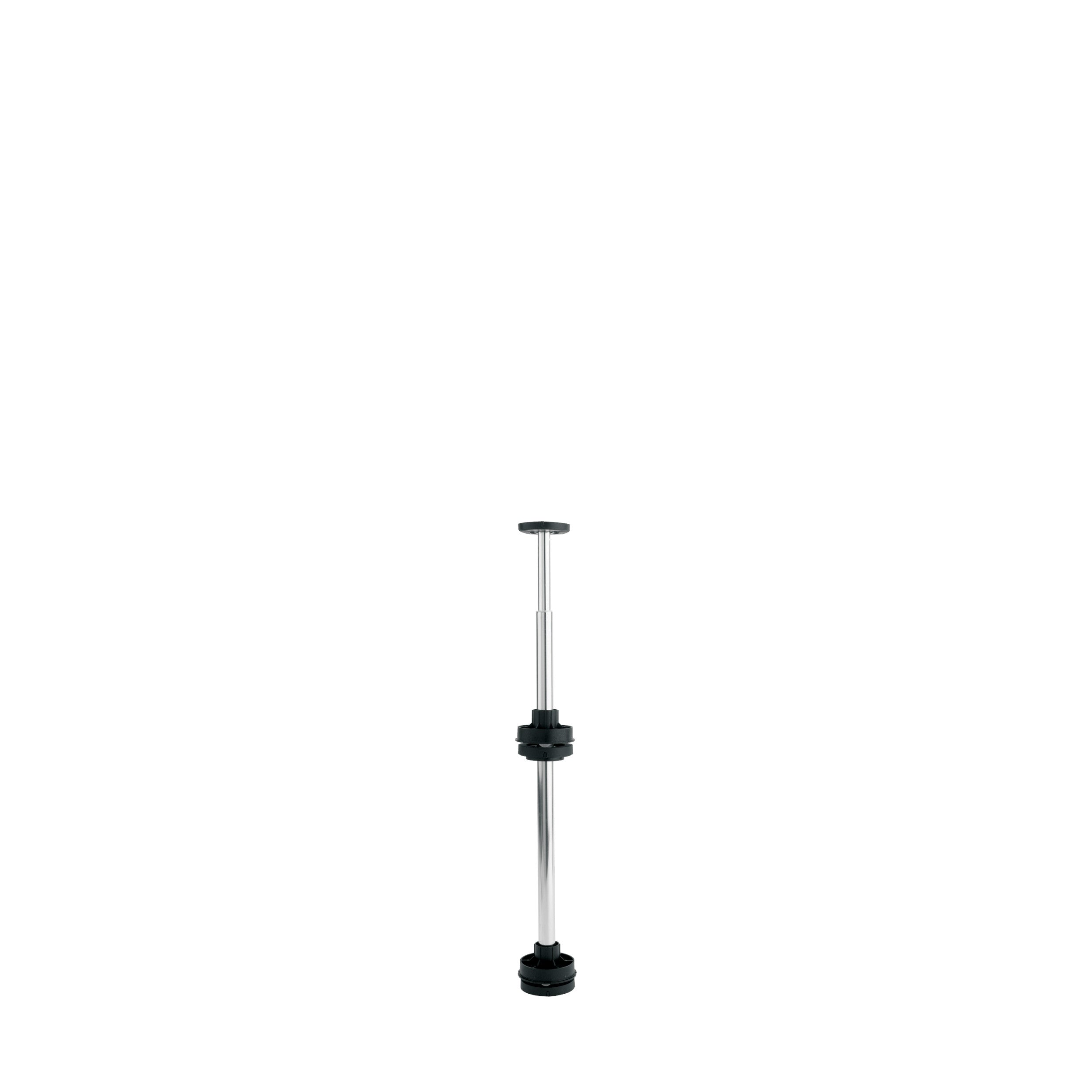 18 in White Polymer Full Cir Lazy Susans 2-Shelf White  18 in (457 mm) W x 18 in (457 mm) D x 26 in (660 mm) H