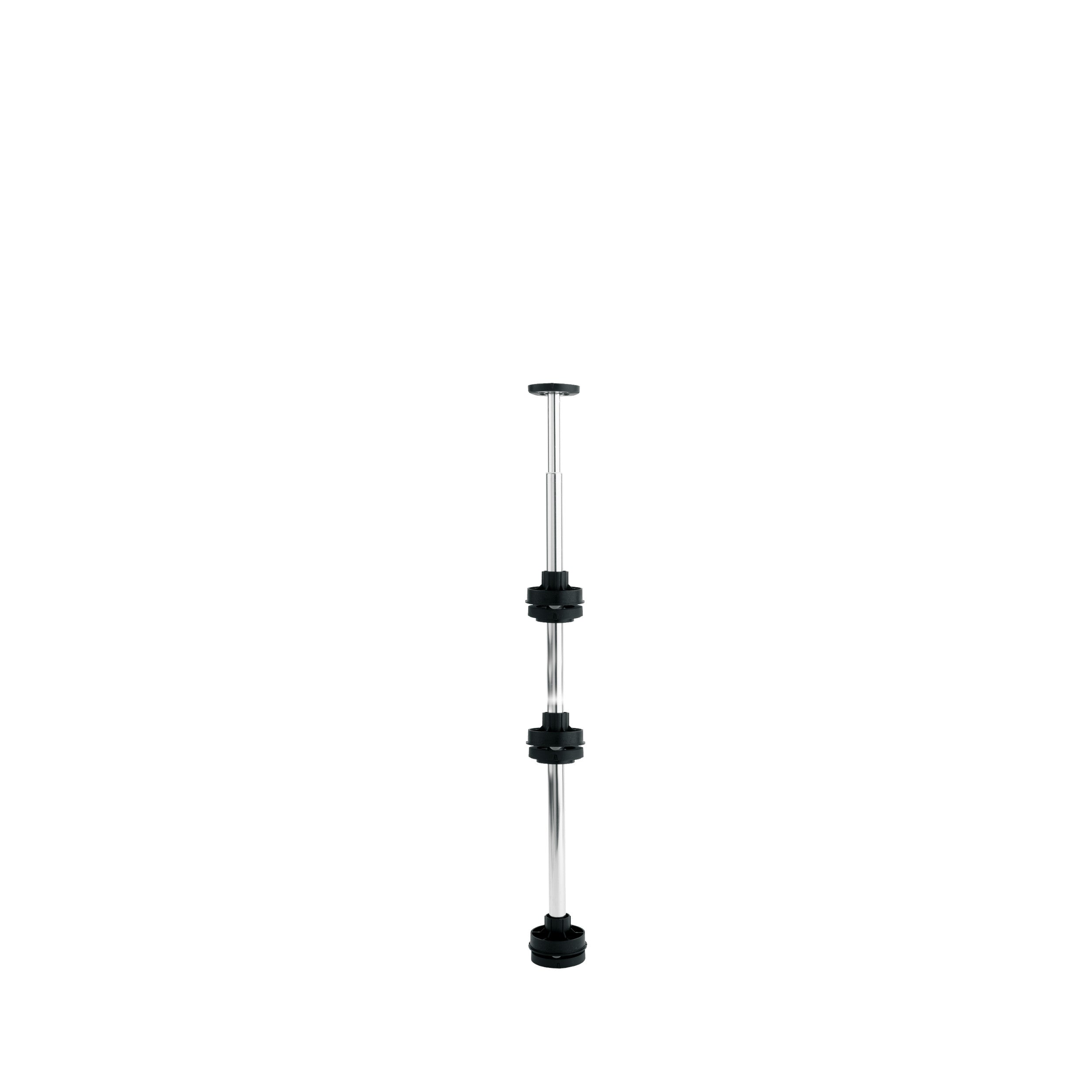 18 in White Polymer Full Cir Lazy Susans 3-Shelf White  18 in (457 mm) W x 18 in (457 mm) D x 31 in (787 mm) H
