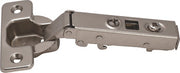 HINGE CLIP-ON, 110 DEGREE, FULL OVERLAY, SOFT CLOSING, STEEL NICKEL-PLATED