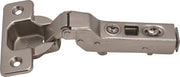 HINGE CLIP-ON, 110 DEGREE, HALF OVERLAY, SOFT CLOSING, STEEL NICKEL-PLATED