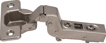 HINGE CLIP-ON, 110 DEGREE, INSET, SOFT CLOSING, STEEL NICKEL-PLATED