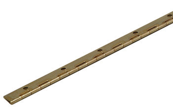 PIANO HINGE, STEEL BRASS, 72" LENGETH X 1 1/2"