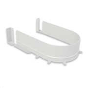 SYPHON FLEX VOLPATO FOR UNDERSINK DRAWER 16MM BOTTOM 27" L X 2-1/2" H WHITE