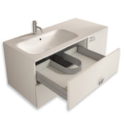 SYPHON FLEX VOLPATO FOR UNDERSINK DRAWER 16MM BOTTOM 27" L X 2-1/2" H GREY