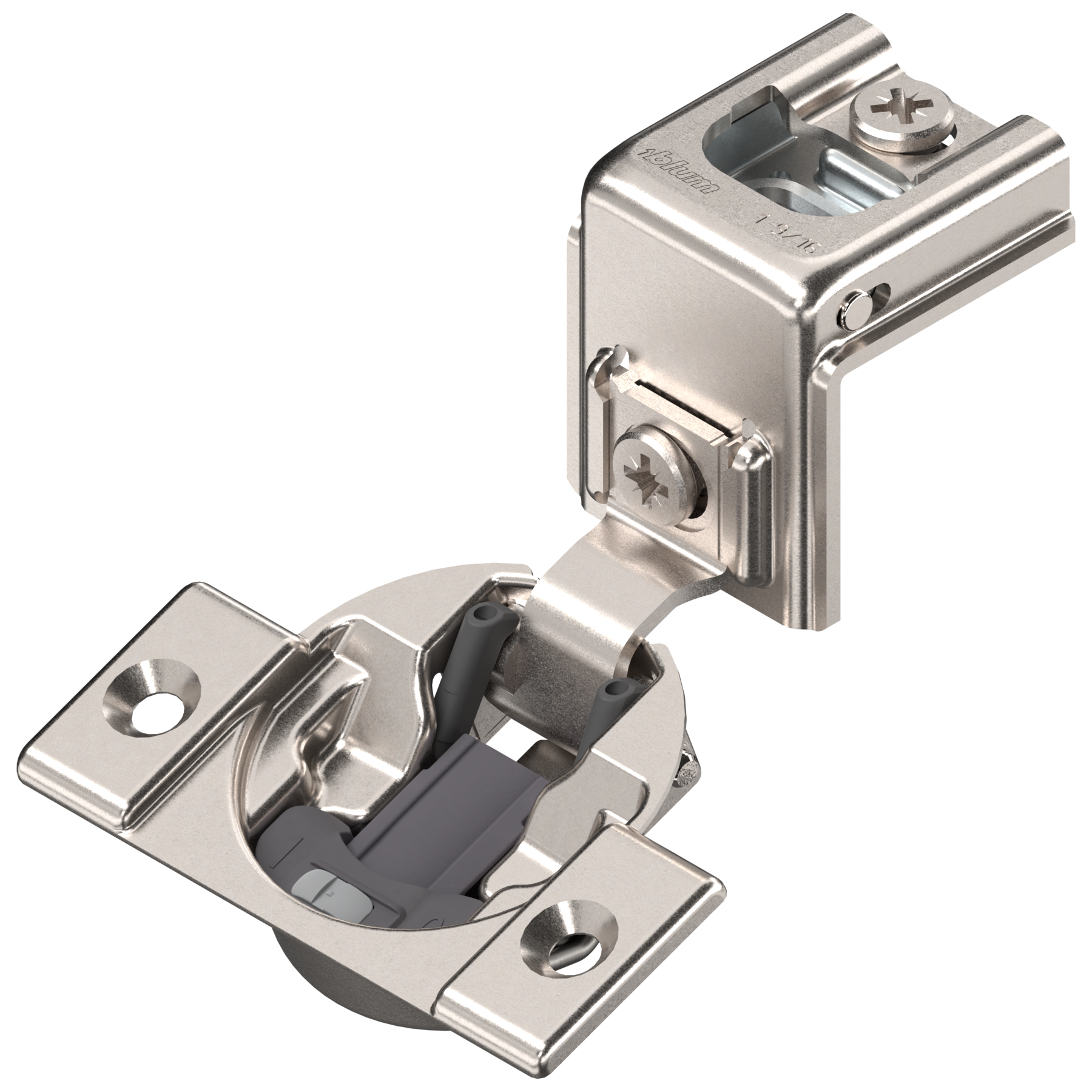 Blum COMPACT BLUMOTION 39C face frame hinges 1-9/16'' Nickel