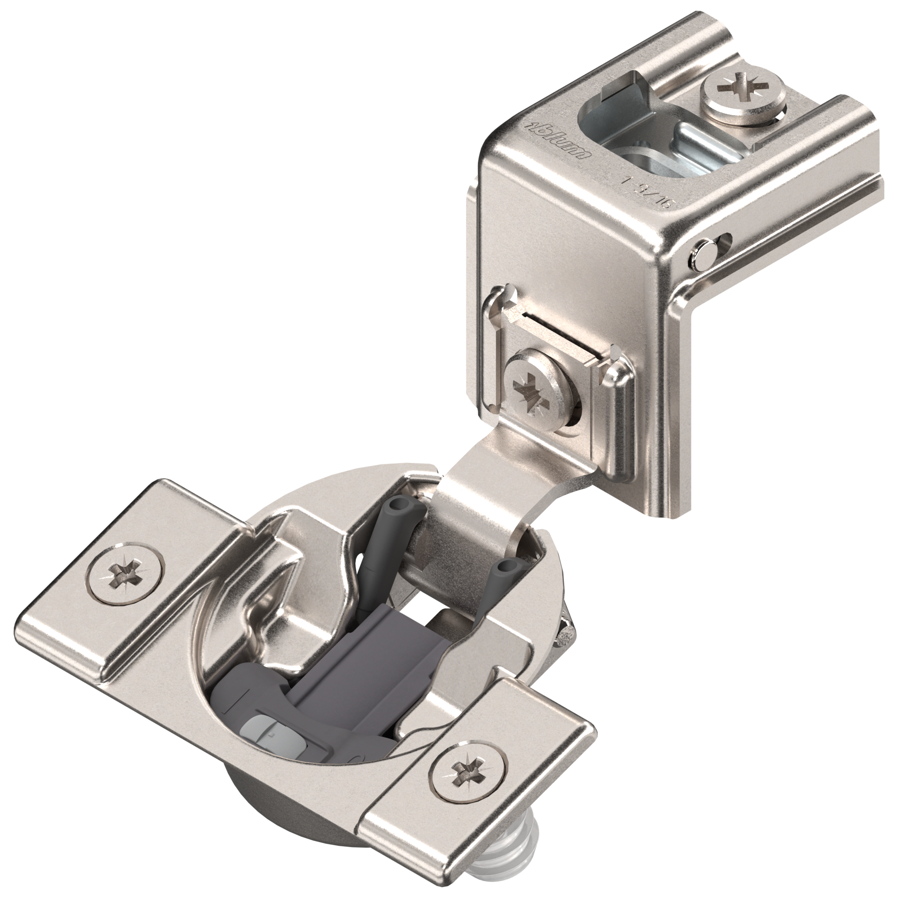 Blum COMPACT BLUMOTION 39C face frame hinges 1-9/16'' Nickel