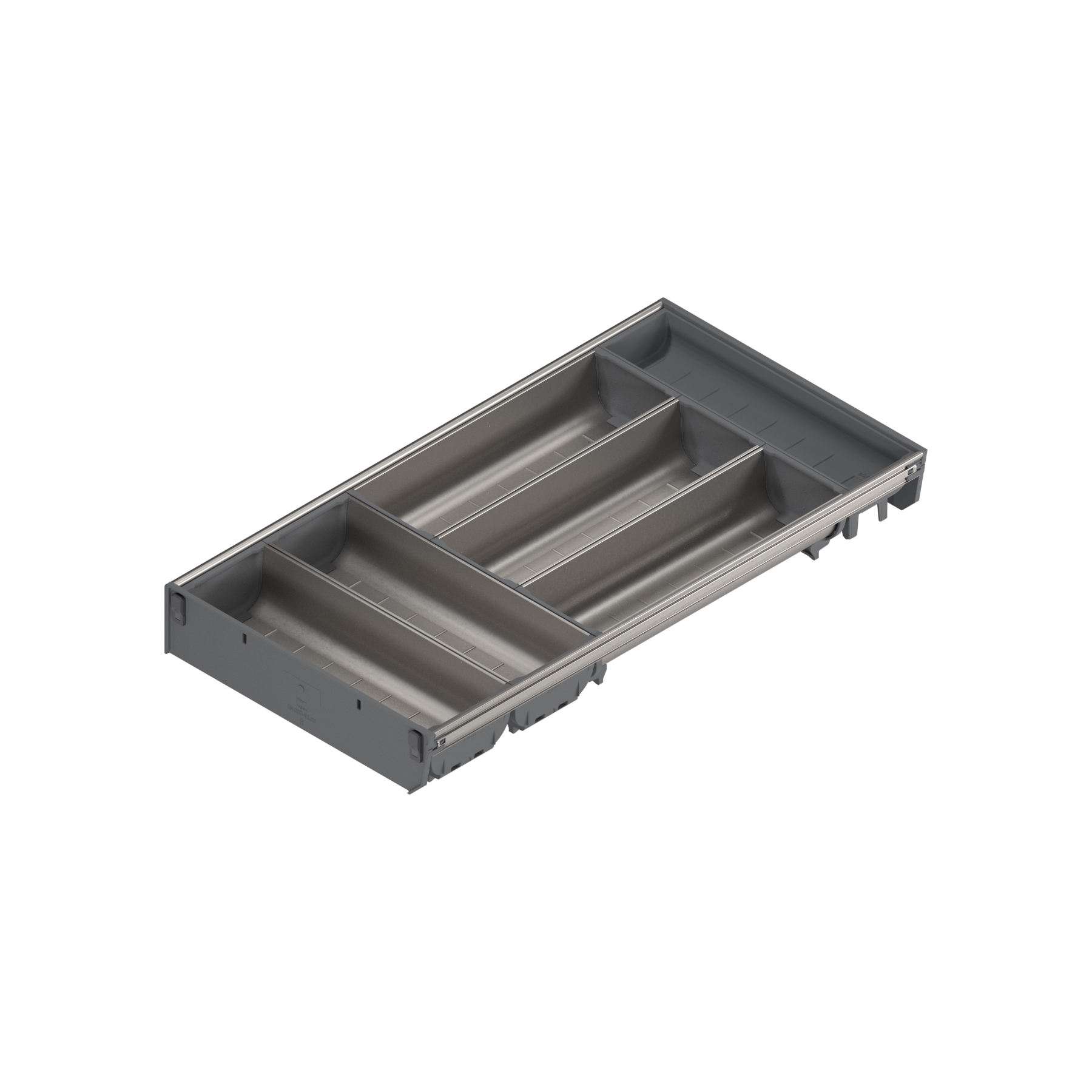 ORGA-LINE flatware set, for TANDEMBOX drawer, NL=550 mm, width=280 mm