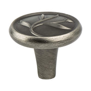 KNOB 1-1/4" VINTAGE NICKEL 25/BOX