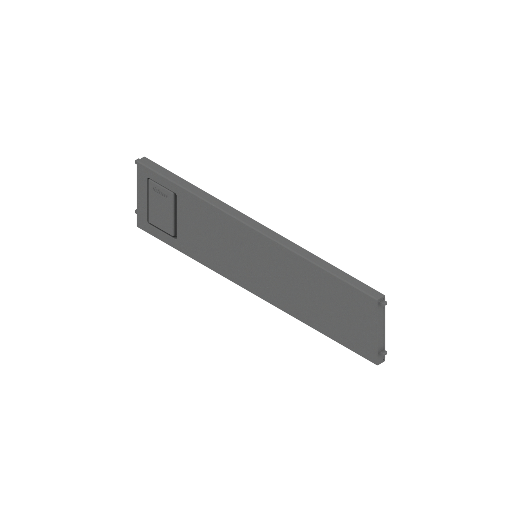 AMBIA-LINE individual cross divider Ident Wide Orion Grey Matte