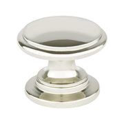 KNOB 1 1/4" POLISHED NICKEL 25/BOX