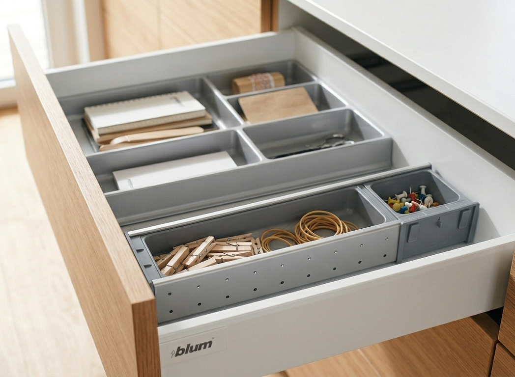 ORGA-LINE odds and ends set, for TANDEMBOX drawer, NL=500 mm, width=103 mm