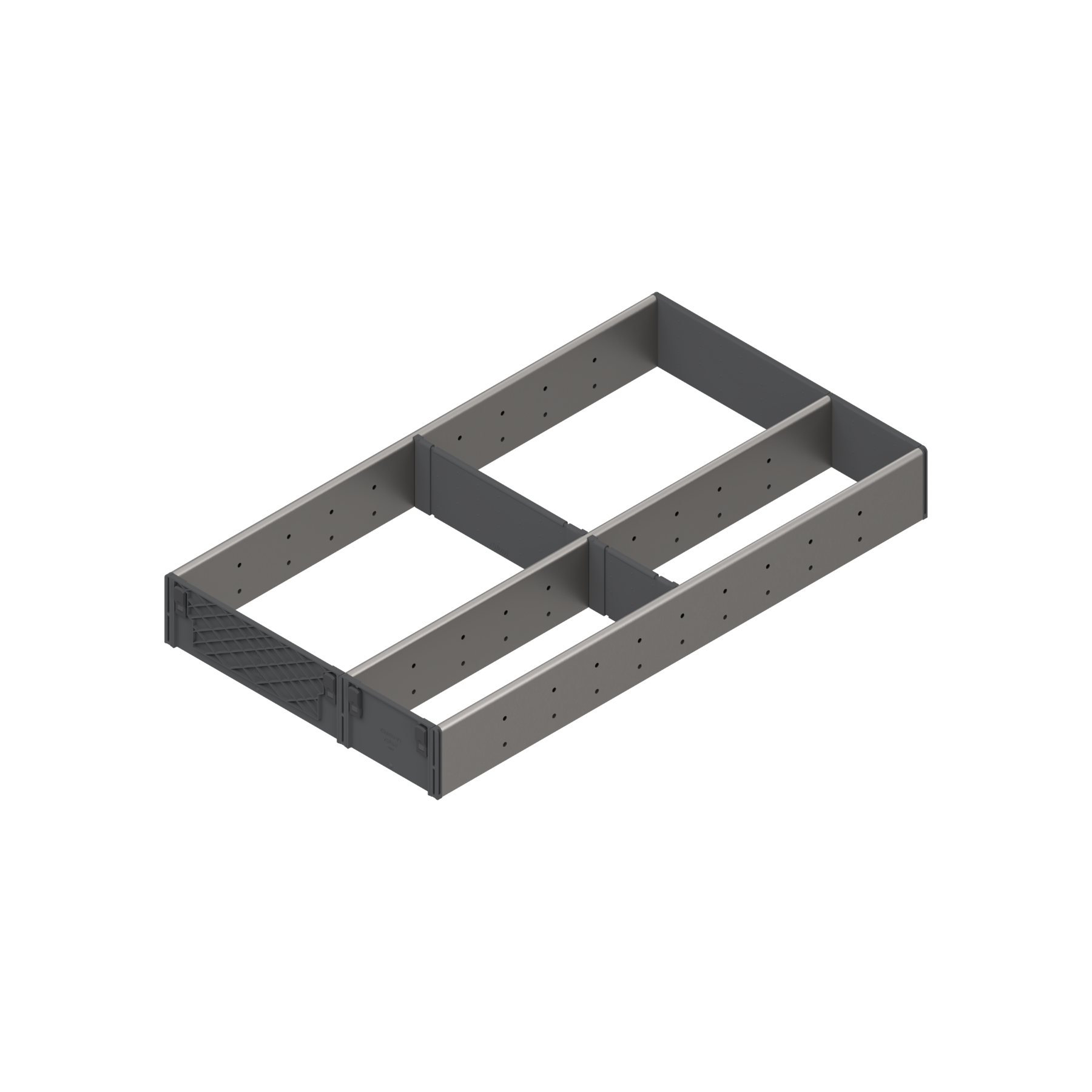 ORGA-LINE utensil set (partially filled), for TANDEMBOX drawer, NL=550 mm, CW=1200 mm, width=291 mm