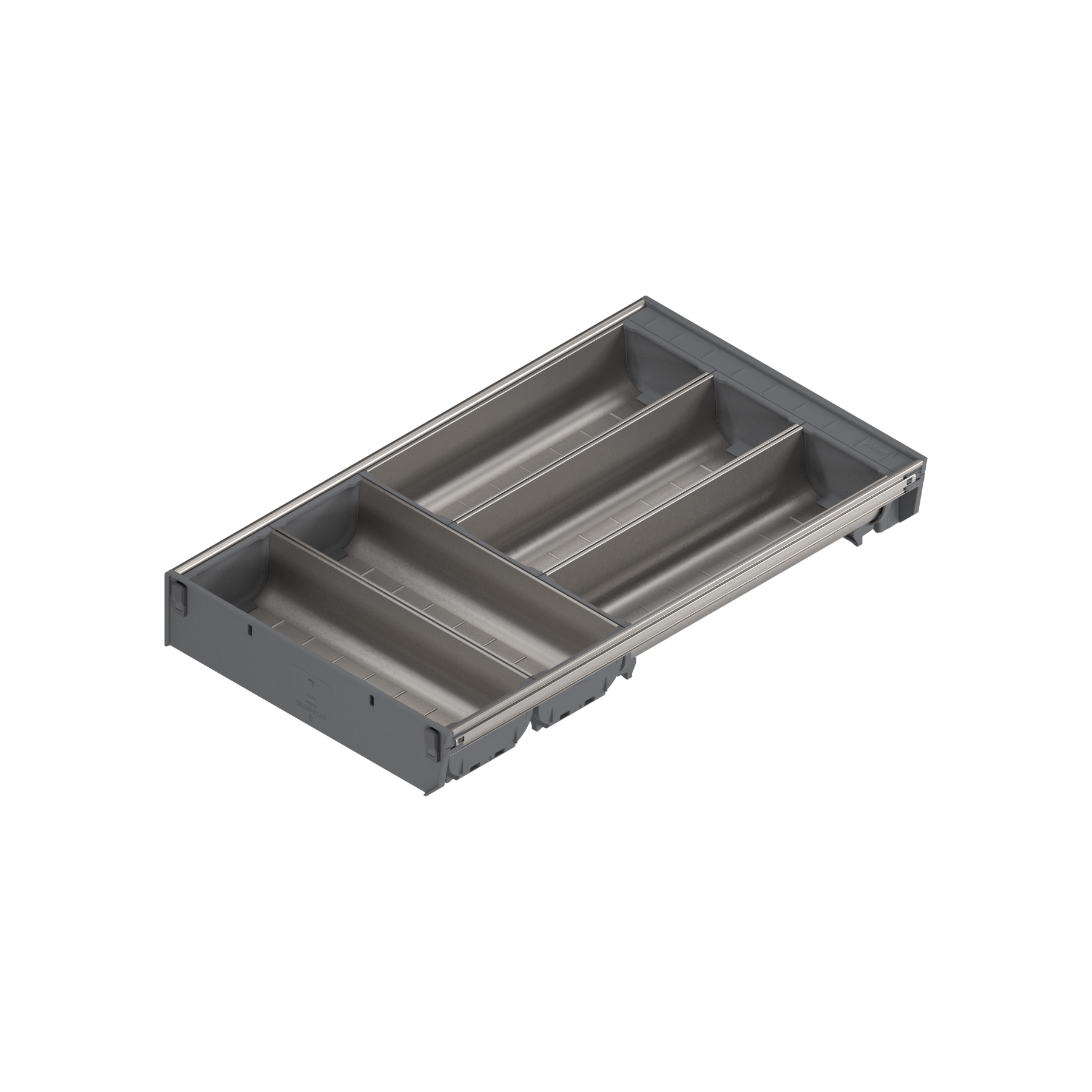 ORGA-LINE flatware set, for TANDEMBOX drawer, NL=500 mm, width=280 mm