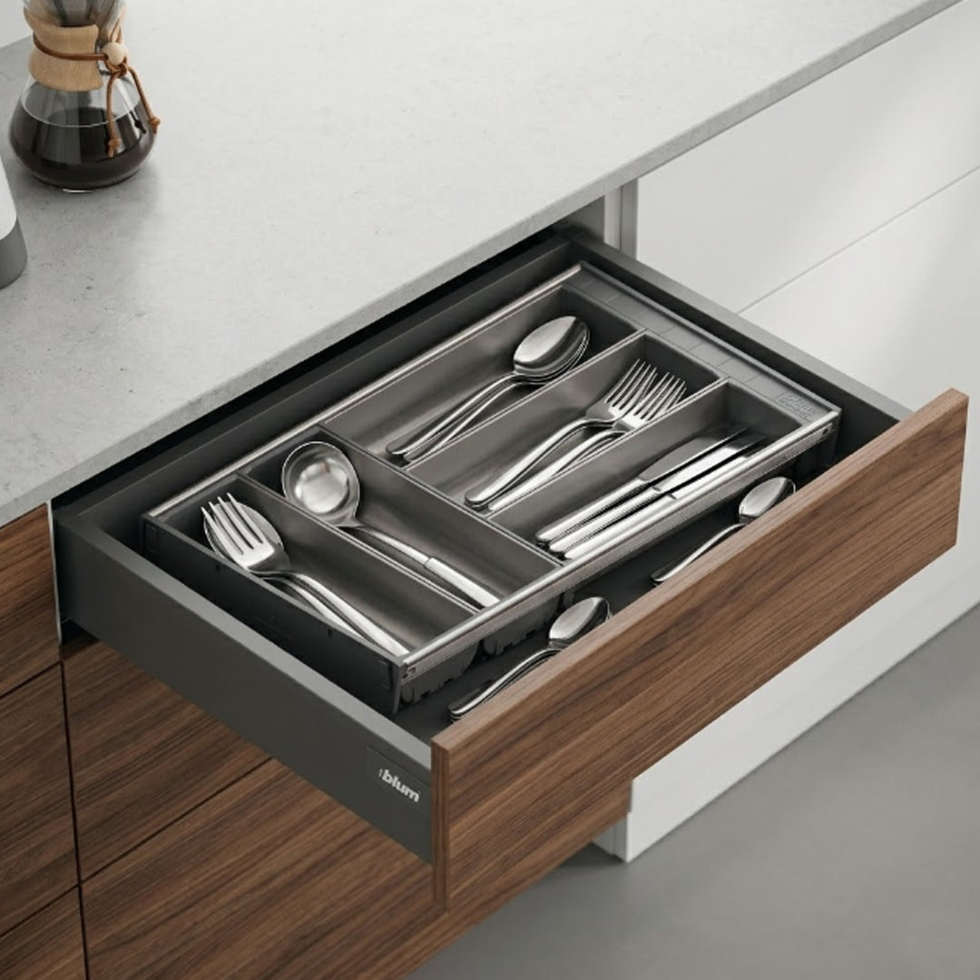 ORGA-LINE flatware set, for TANDEMBOX drawer, NL=500 mm, width=280 mm