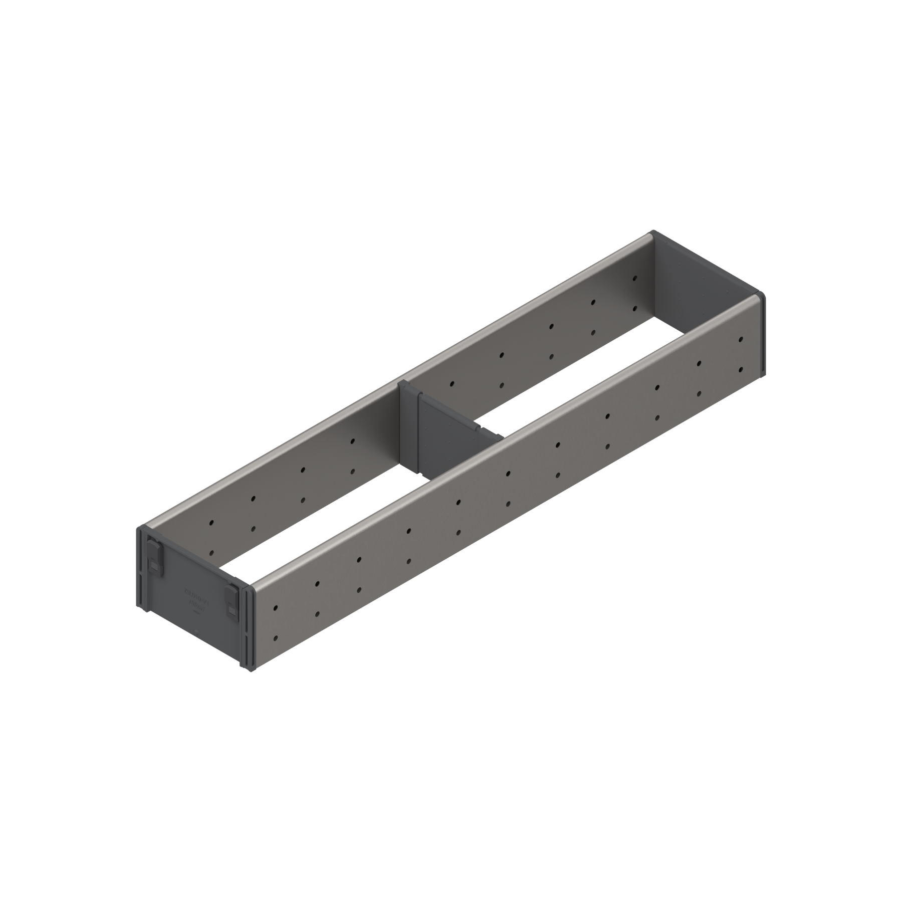 ORGA-LINE utensil set (partially filled), for TANDEMBOX drawer, NL=500 mm, width=105 mm