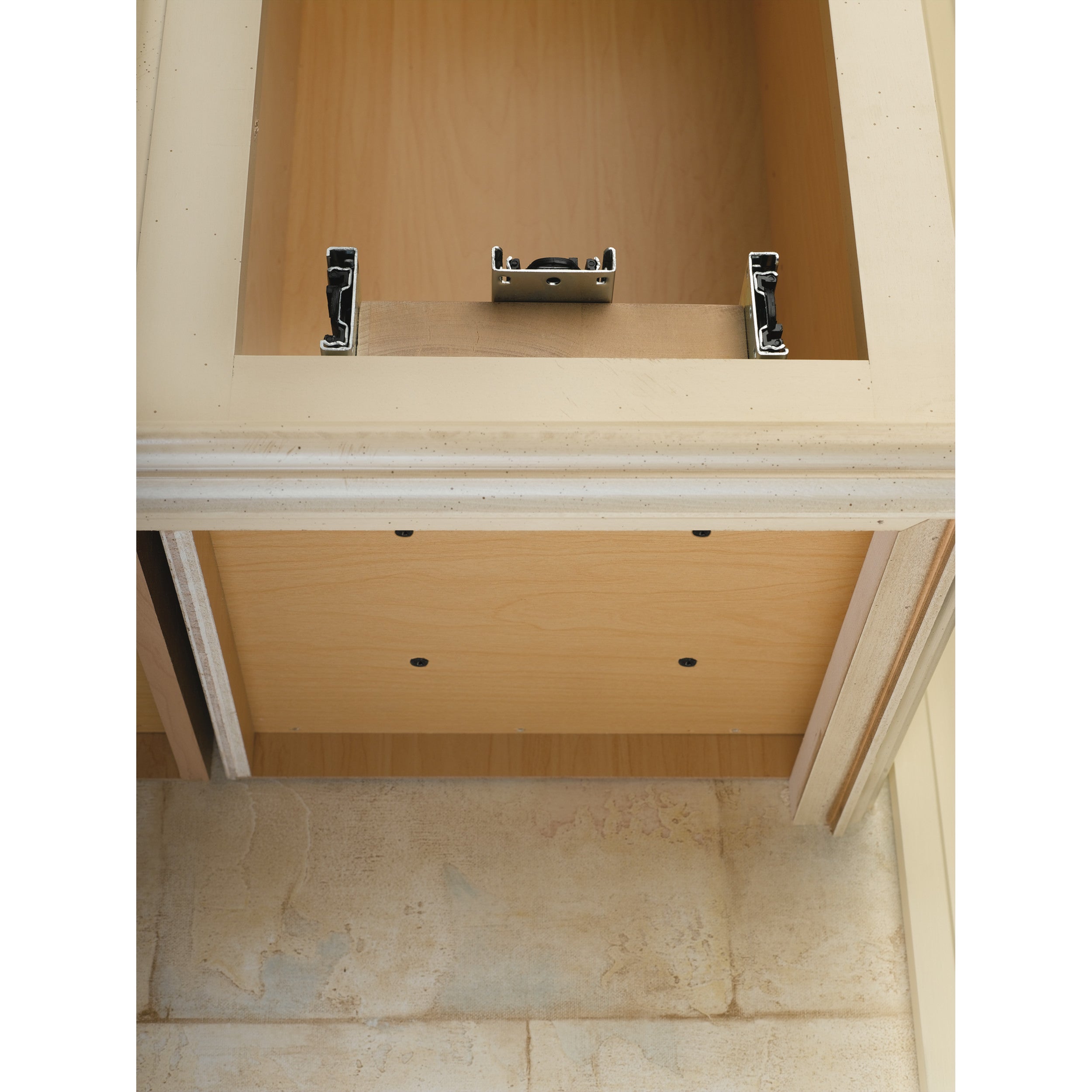 5 in Wood Pull Out Wall Organizer w/Soft Close Natural  5 in (127 mm) W x 10.75 in (273 mm) D x 26.15 in (664 mm) H