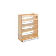 8 in Base Cabinet Organizer Natural  8 in (203 mm) W x 19 in (483 mm) D x 25.5 in (648 mm) H