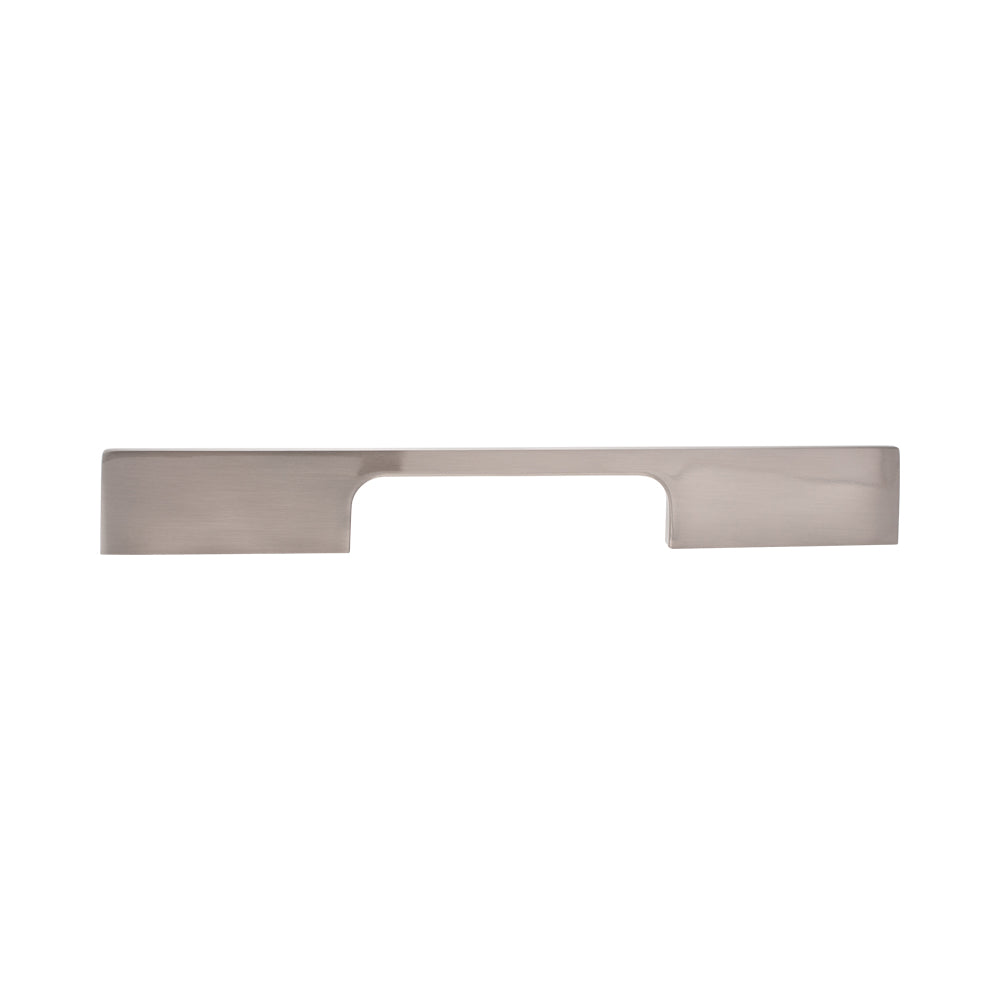 Handle Zinc C/C 96-128mm O/A 156mm Brush Ni
