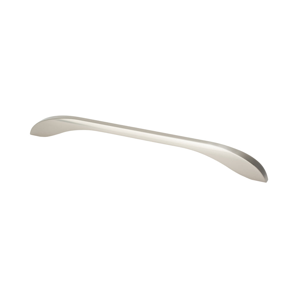 Handle Zinc C/C 256mm, O/A 274mm Brush Ni