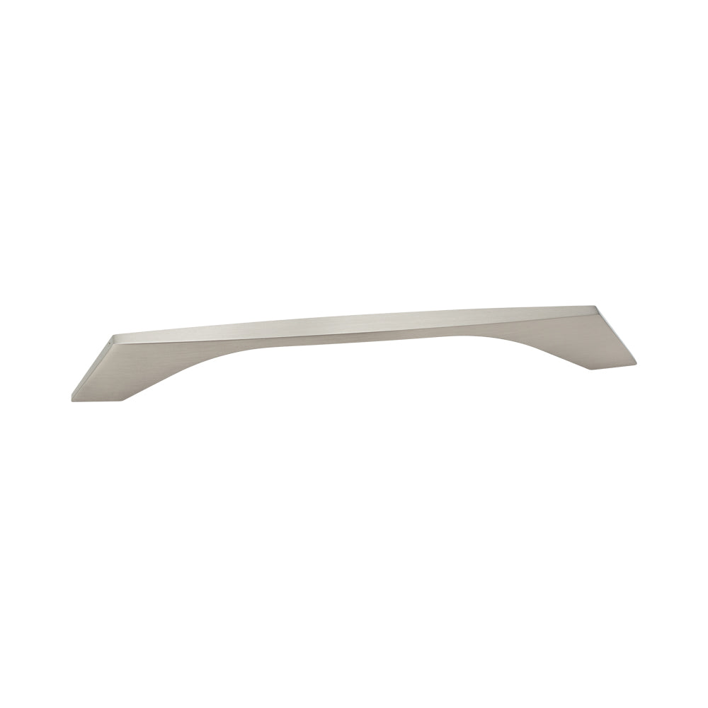 Handle Zinc C/C 128mm, O/A 156mm Brush Ni