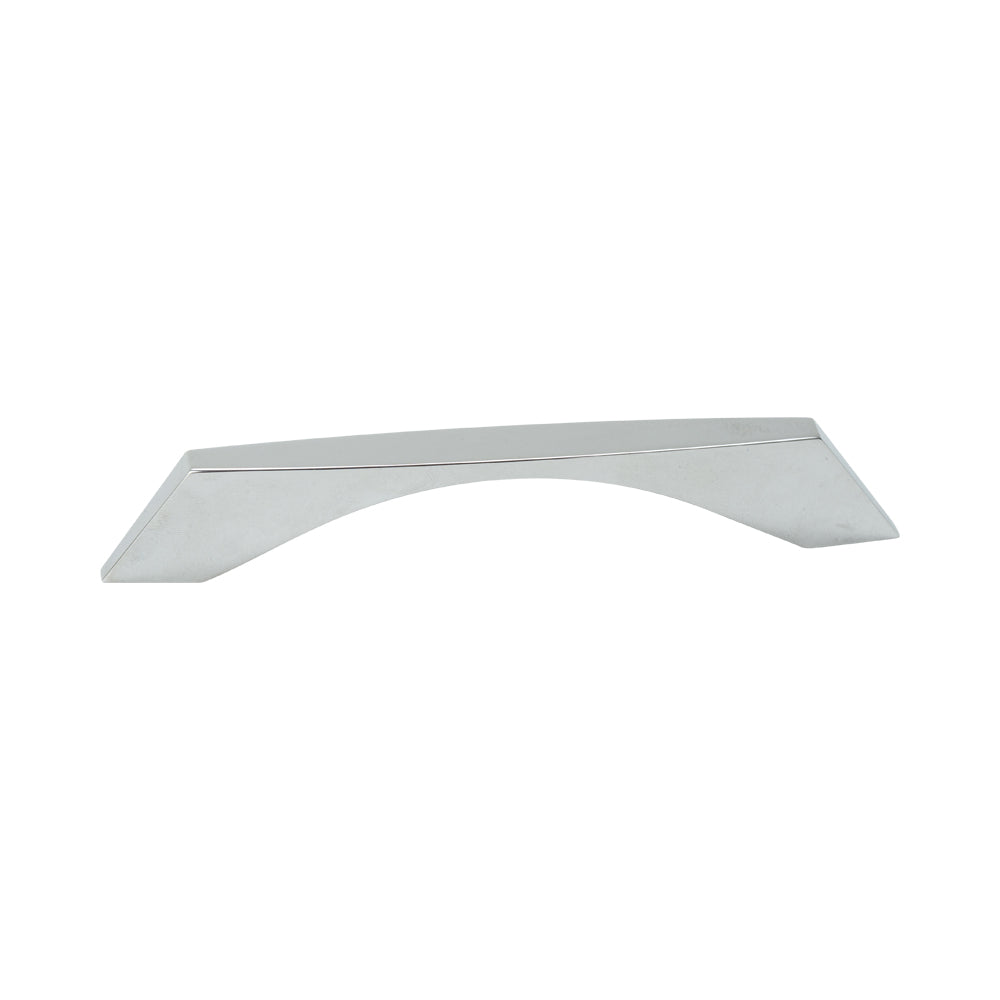Handle Zinc C/C 128mm, O/A 156mm Chrome
