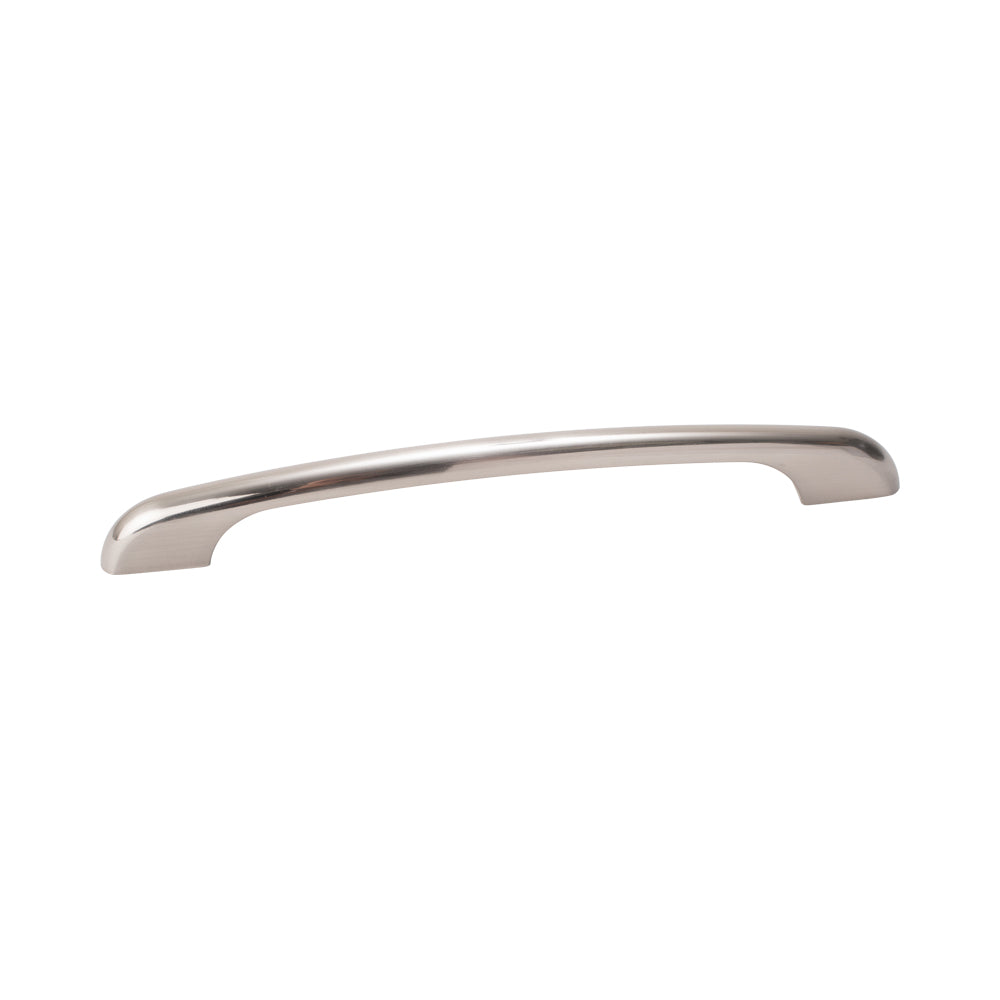 Handle Zinc C/C 128mm, O/A 160mm Brush Ni