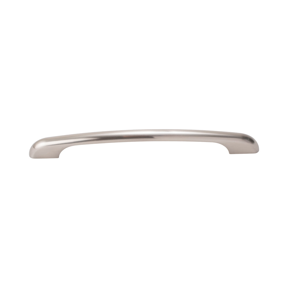 Handle Zinc C/C 128mm, O/A 160mm Brush Ni