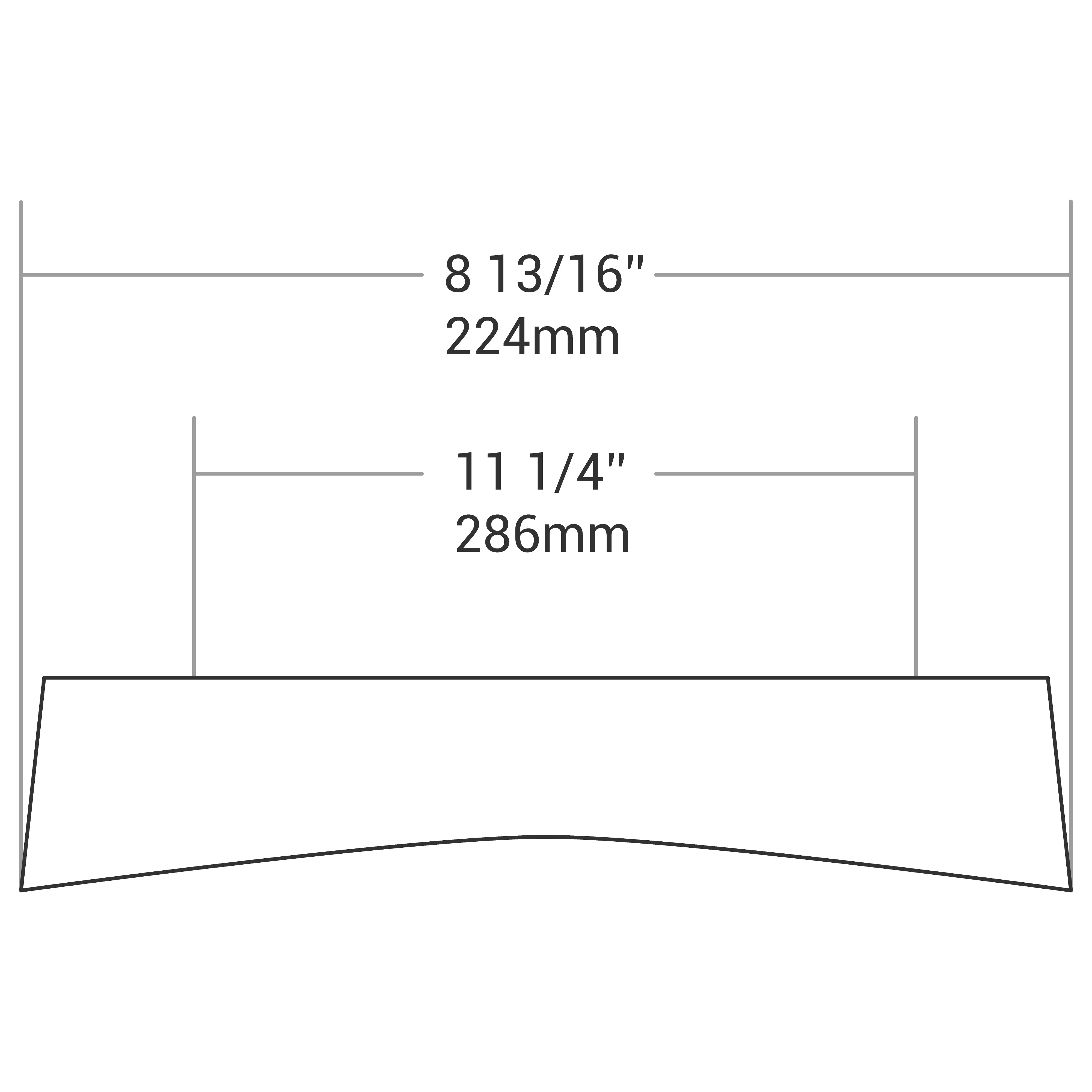 HANDLE MATT BLACK 224MM
