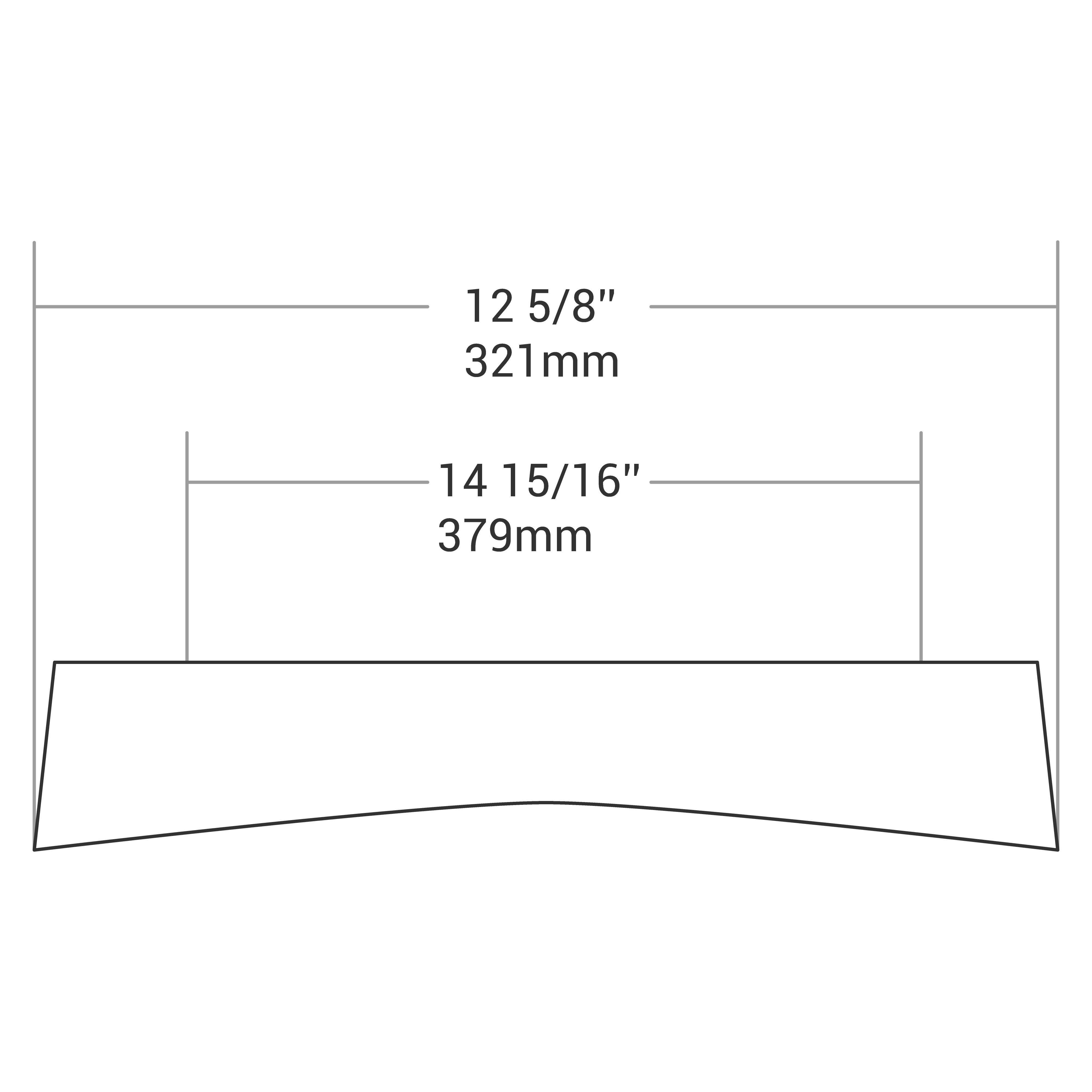 HANDLE BRUSHED NICKEL 320MM