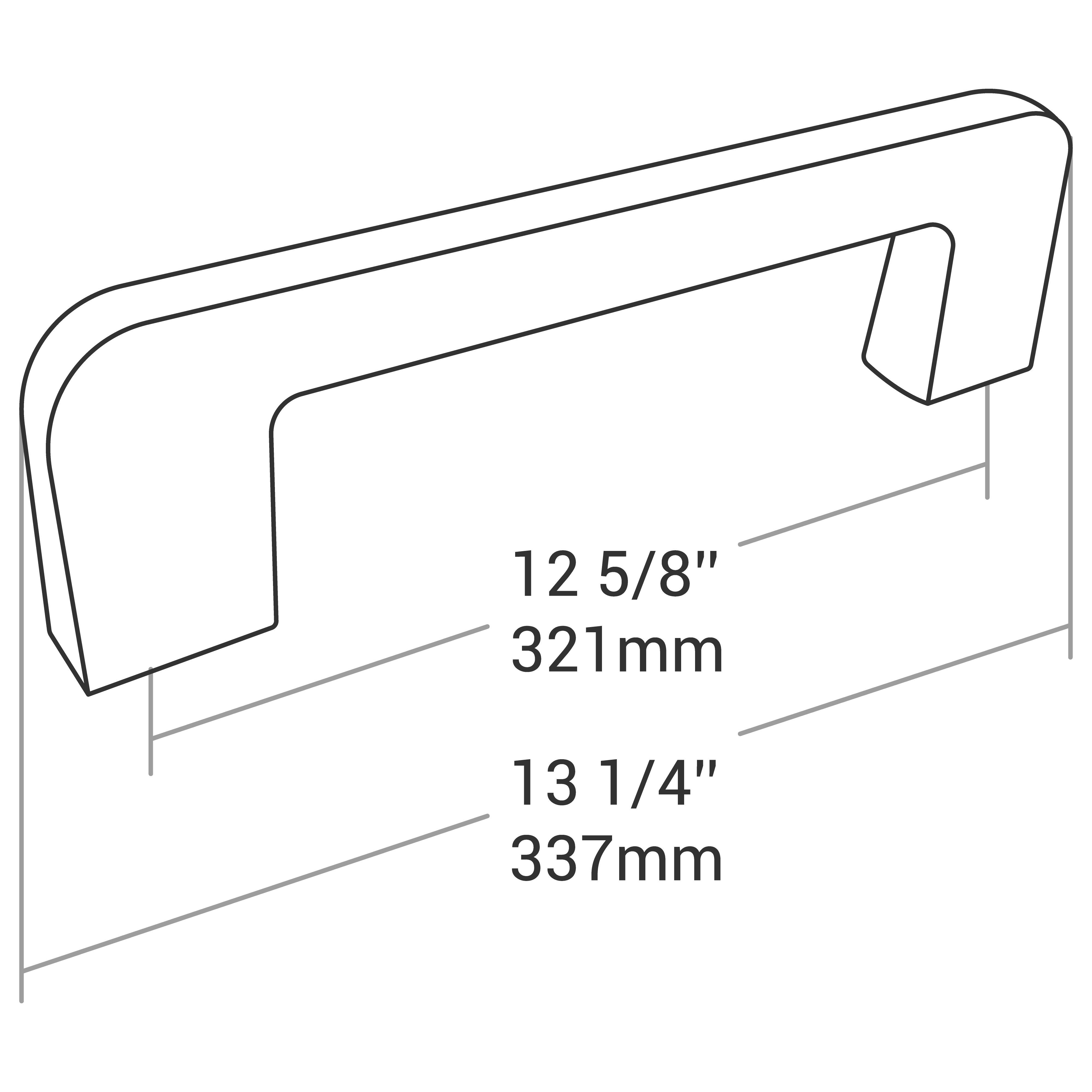 HANDLE MATT BLACK 320MM