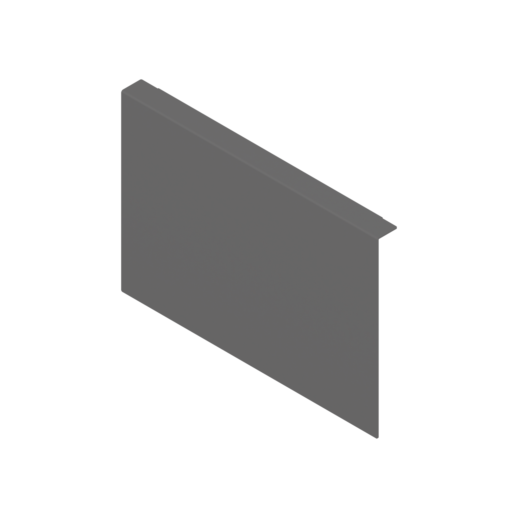 AMBIA-LINE deep drawer divider insert - (steel) Ident Orion Grey Matte