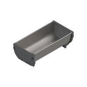ORGA-LINE for TANDEM drawer runners Individual trays & dividers Double Inox-Brush/Dust Grey