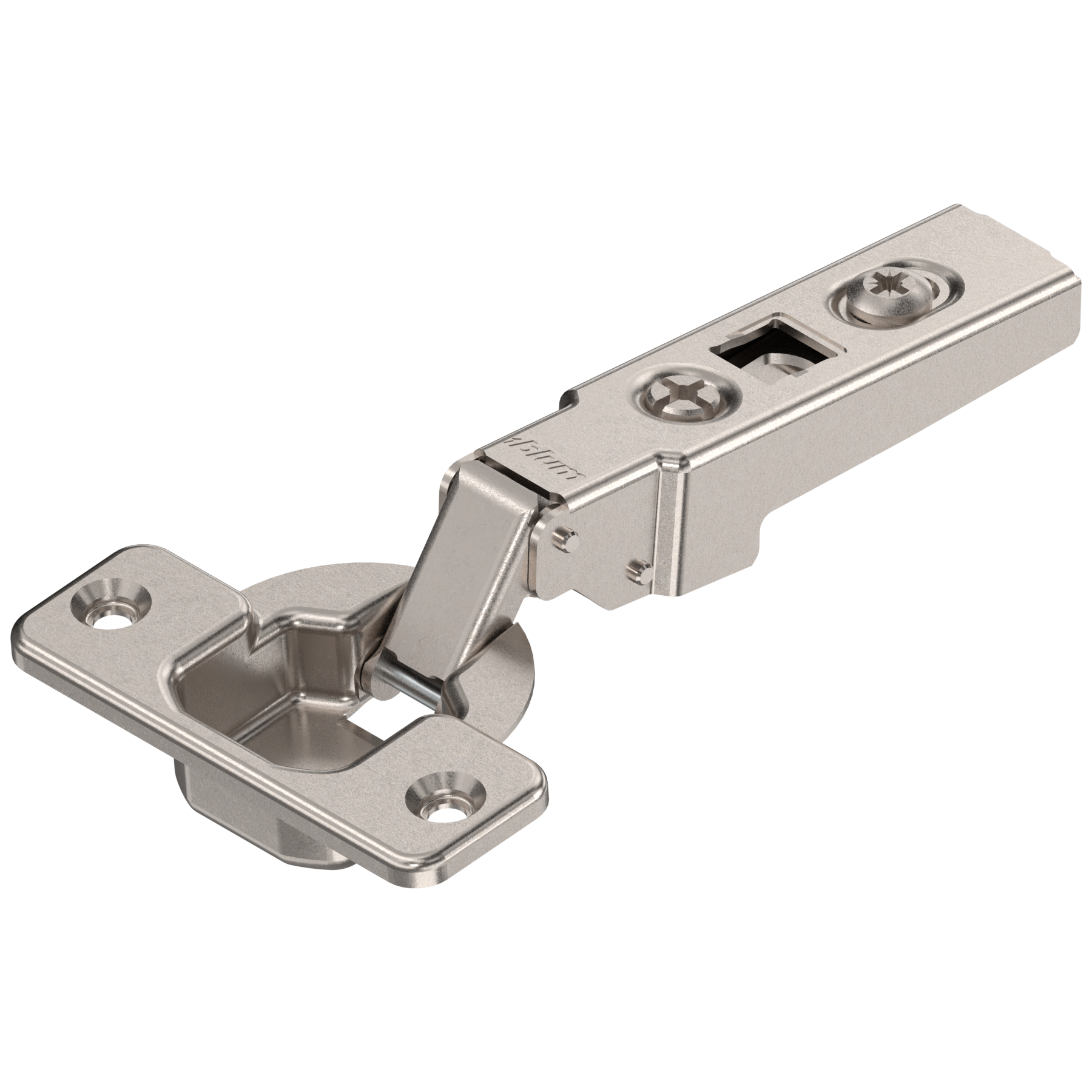 BLUM CLIP 100° HINGES FREE-SWINGING FULL OVERLAY SCREW-ON NICKEL