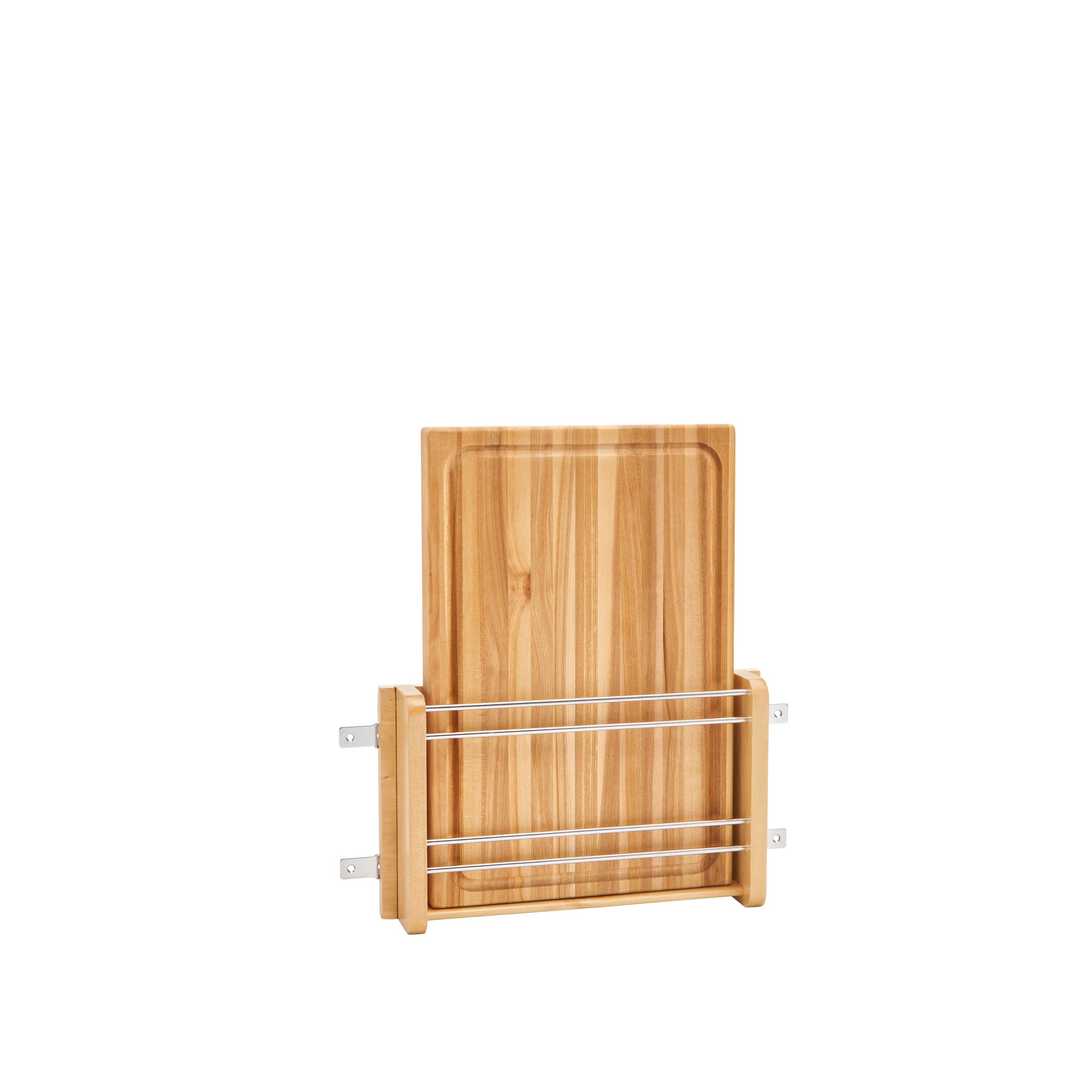 Door mount Polymer Cutting Board Natural  14.75 in (375 mm) W x 2 in (51 mm) D x 16.44 in (418 mm) H