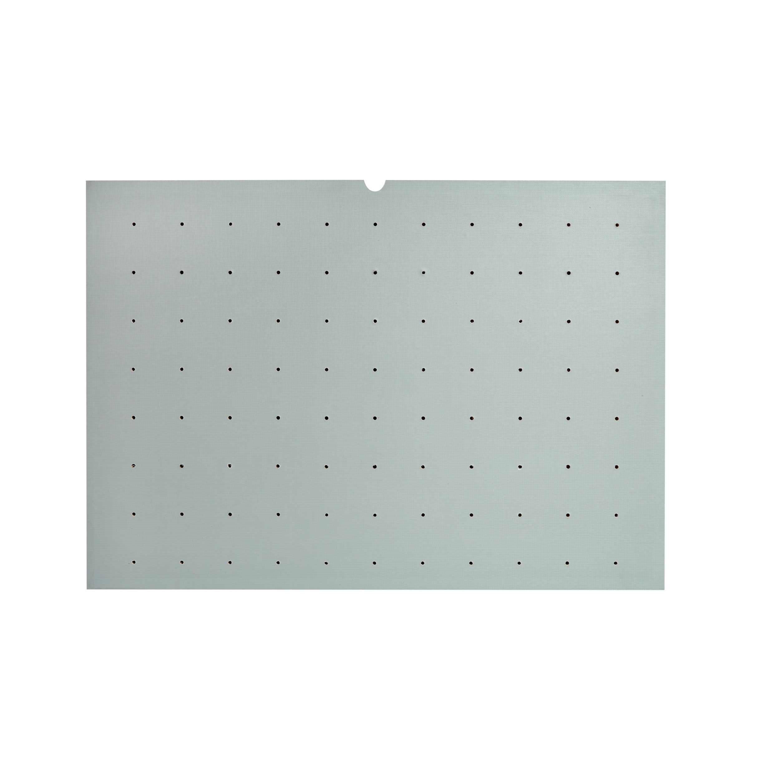 Gray 30 x 21 Wood Peg Board Gray  30.13 in (765 mm) W x 21.25 in (540 mm) D x 0.63 in (16 mm) H